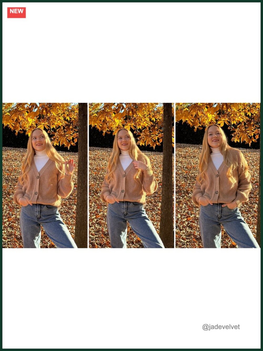 Women's Chunky Knit Cardigan Long Sleeve V-Neck Button Down Sweater - Picture 5 of 6